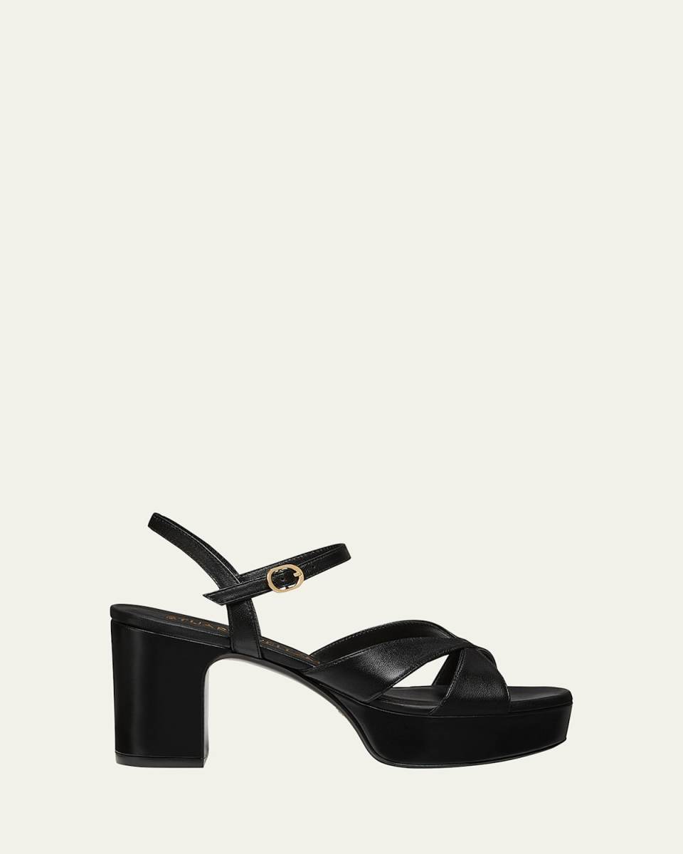 Carmen Midi Crisscross Platform Sandals
